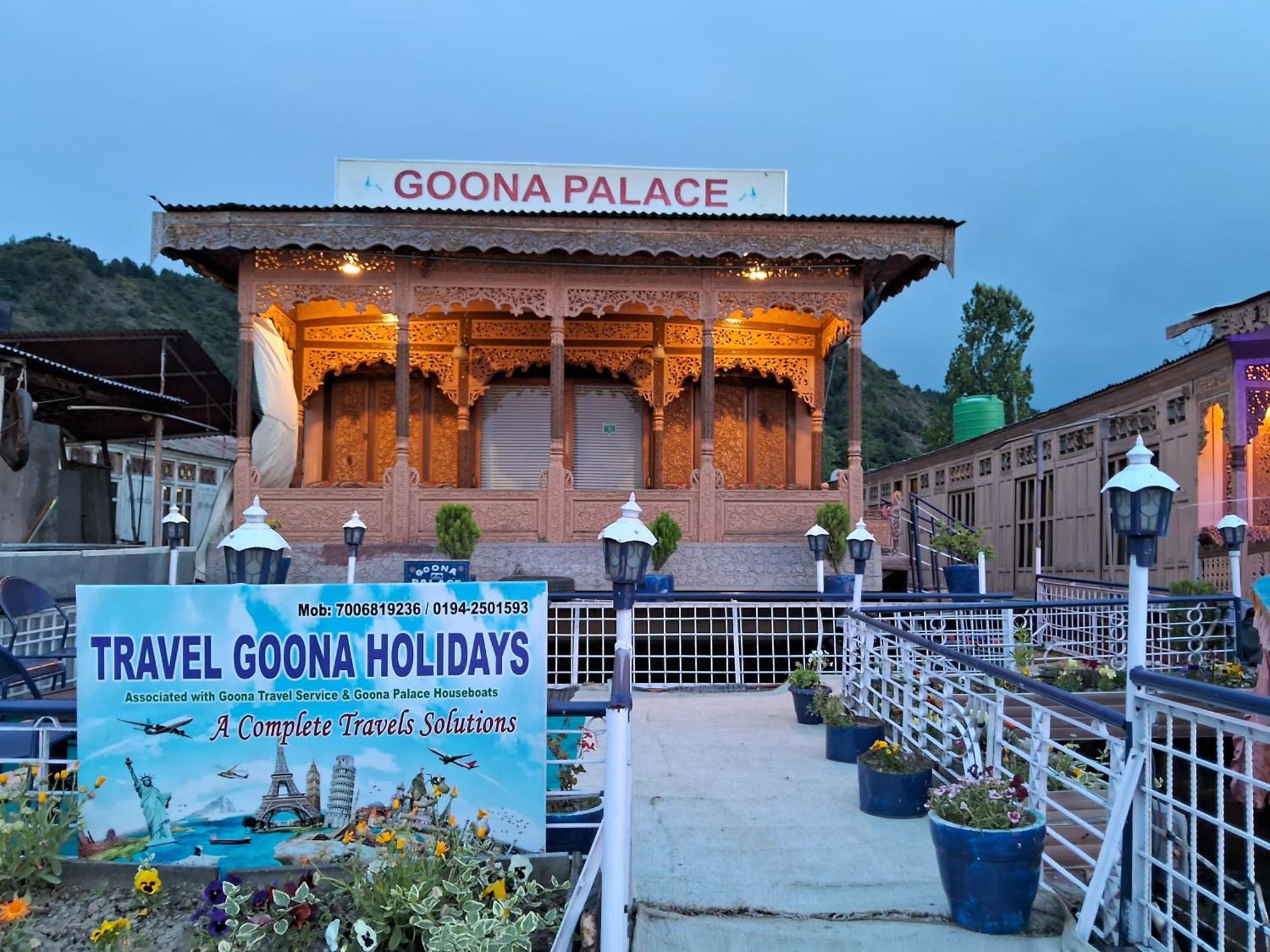 Goona Palace Houseboats Srīnagar Exterior foto